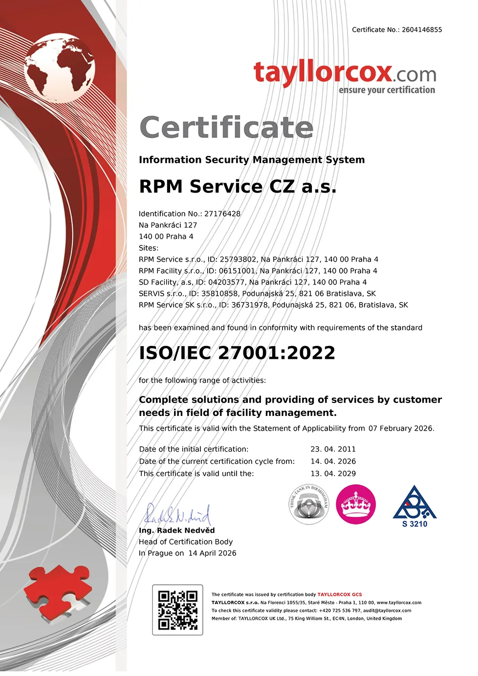 26-04-14_certificate_RCA9+RCA14+RCA27+RCA45_rpm-service-cz-as_BG_Stránka_6 kopie